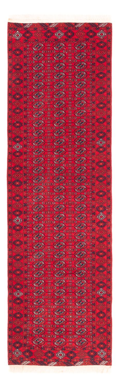 Runner Afghan Rug - Bukhara - 260 x 85 cm - red