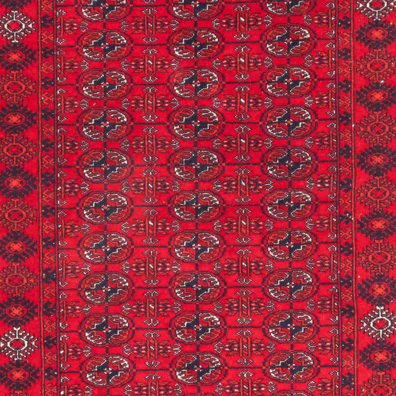 Runner Afghan Rug - Bukhara - 260 x 85 cm - red