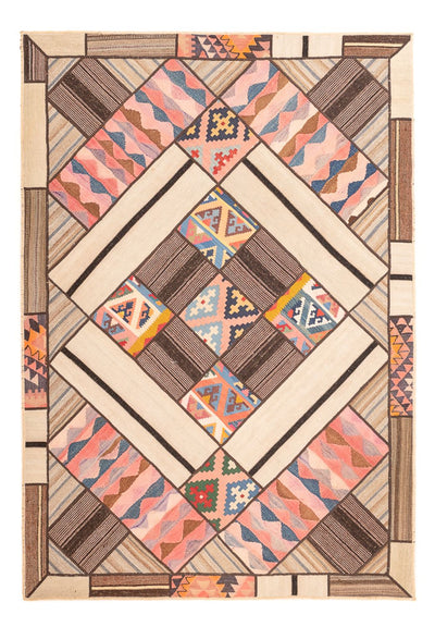 Patchwork Rug 160x230cm - Perserteppich Wollteppich
