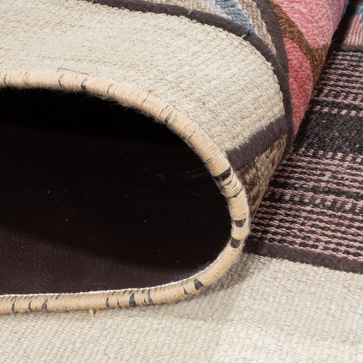 Runner Patchwork Rug - 230 x 160 cm - multicolored