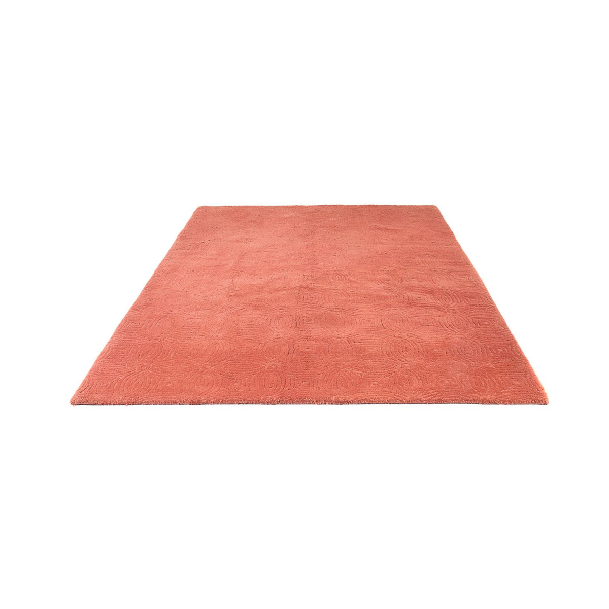Wool Rug - 273 x 182 cm - rust