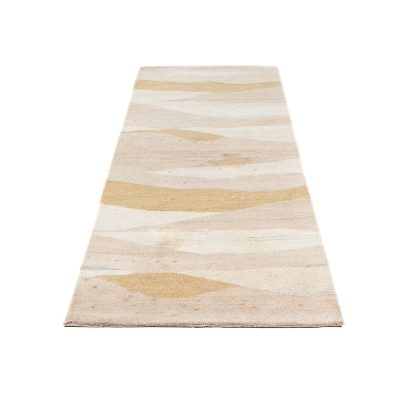 Runner Gabbeh Rug - Indus - 234 x 75 cm - light beige