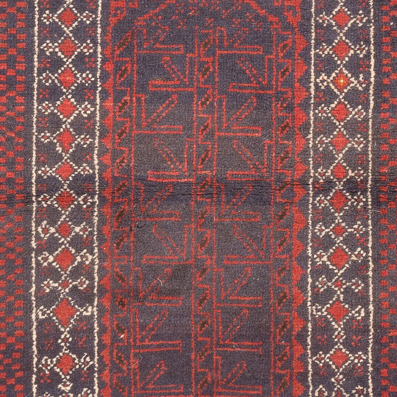 Runner Belutsch Rug - 139 x 84 cm - multicolored