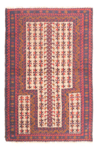 Belutsch Rug - 128 x 82 cm - multicolored