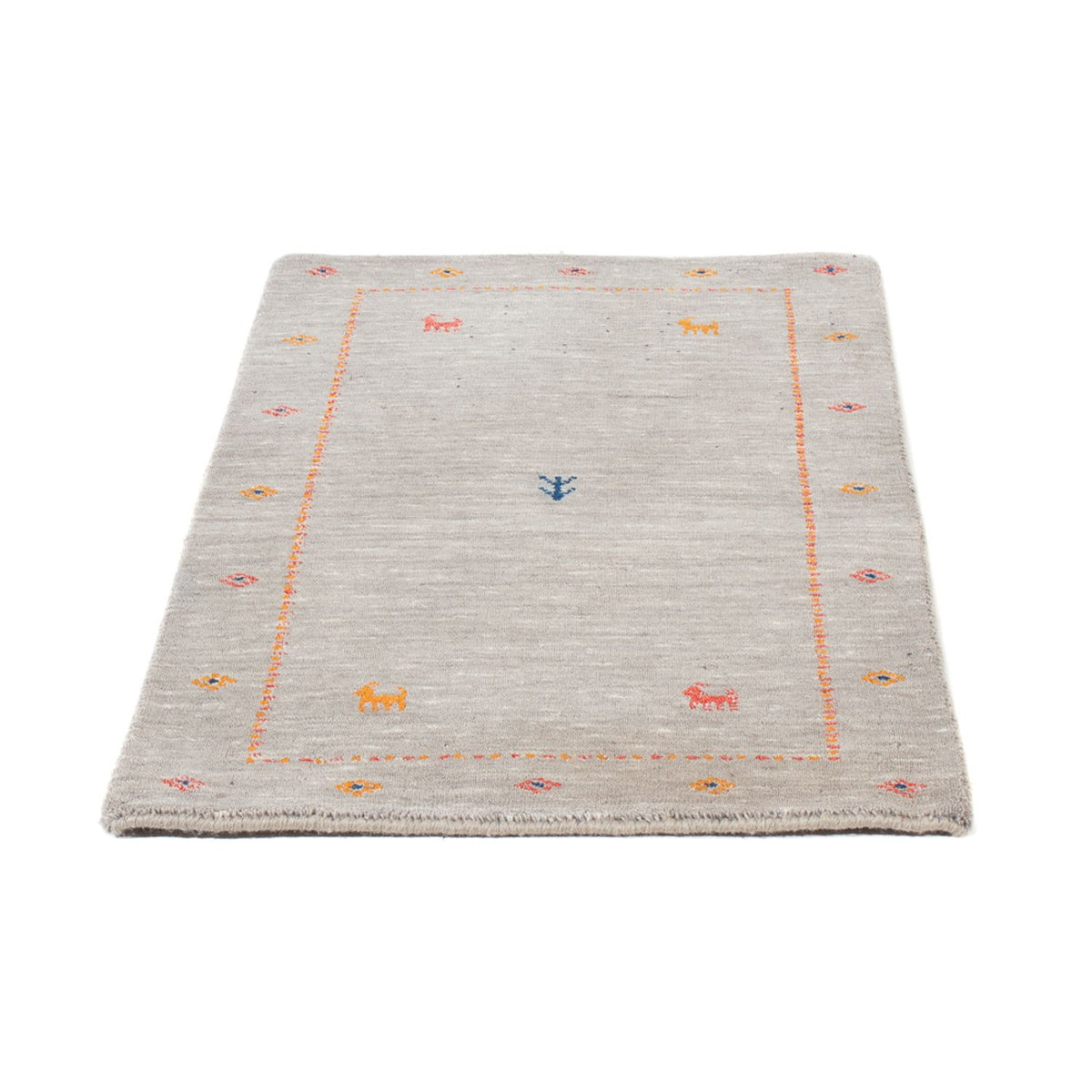 Gabbeh Rug - Loribaft Softy - 103 x 62 cm - caramel
