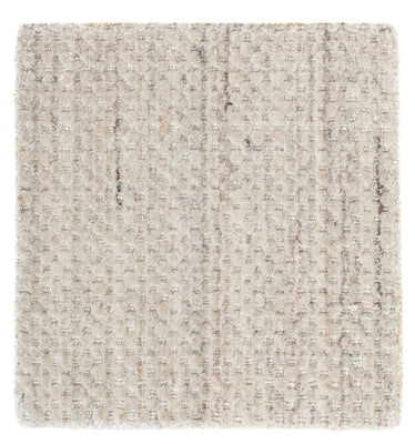 Wool Rug square  - 31 x 31 cm - light grey