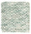 Wool Rug square  - 30 x 30 cm - light green