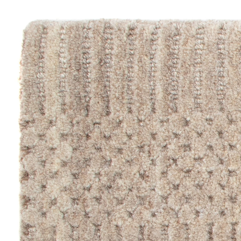 Wool Rug square  - 30 x 30 cm - brown