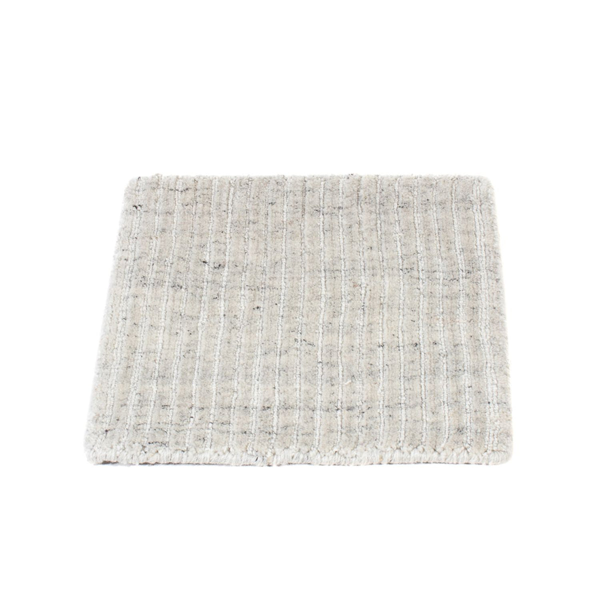 Wool Rug square  - 30 x 30 cm - light grey