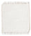Wool Rug square  - 34 x 31 cm - white