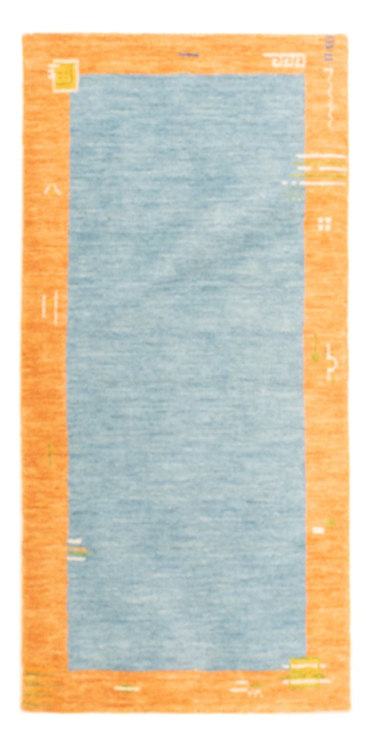 Gabbeh Rug - Indus - 140 x 70 cm - light blue