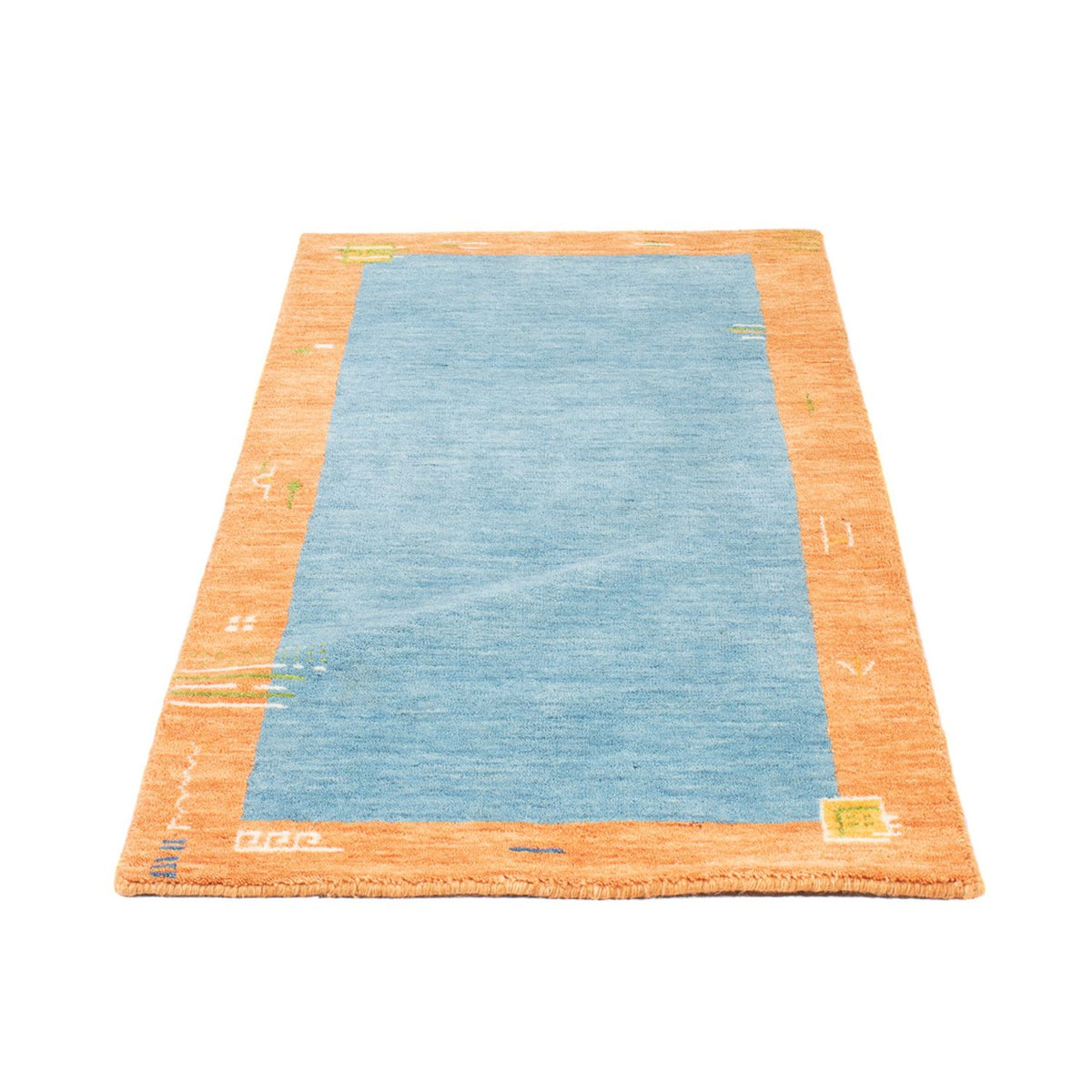 Gabbeh Rug - Indus - 140 x 70 cm - light blue