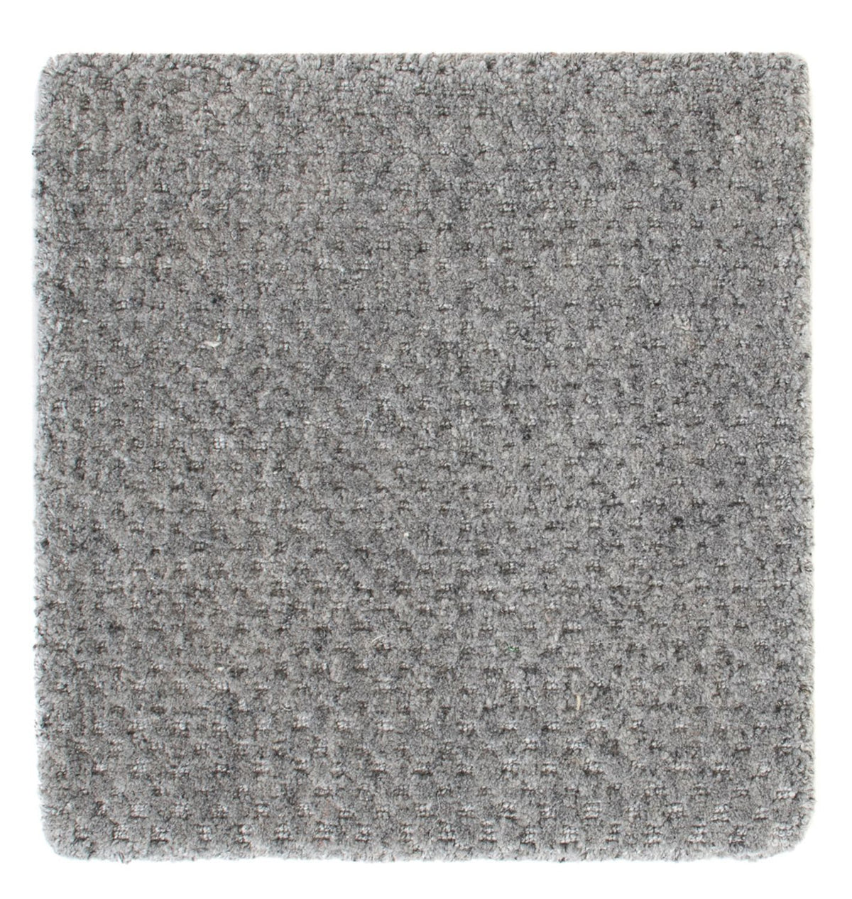 Wool Rug square  - 30 x 30 cm - grey