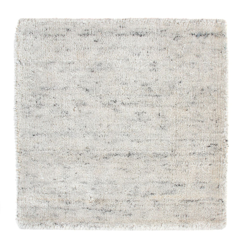 Wool Rug square  - 30 x 30 cm - light grey