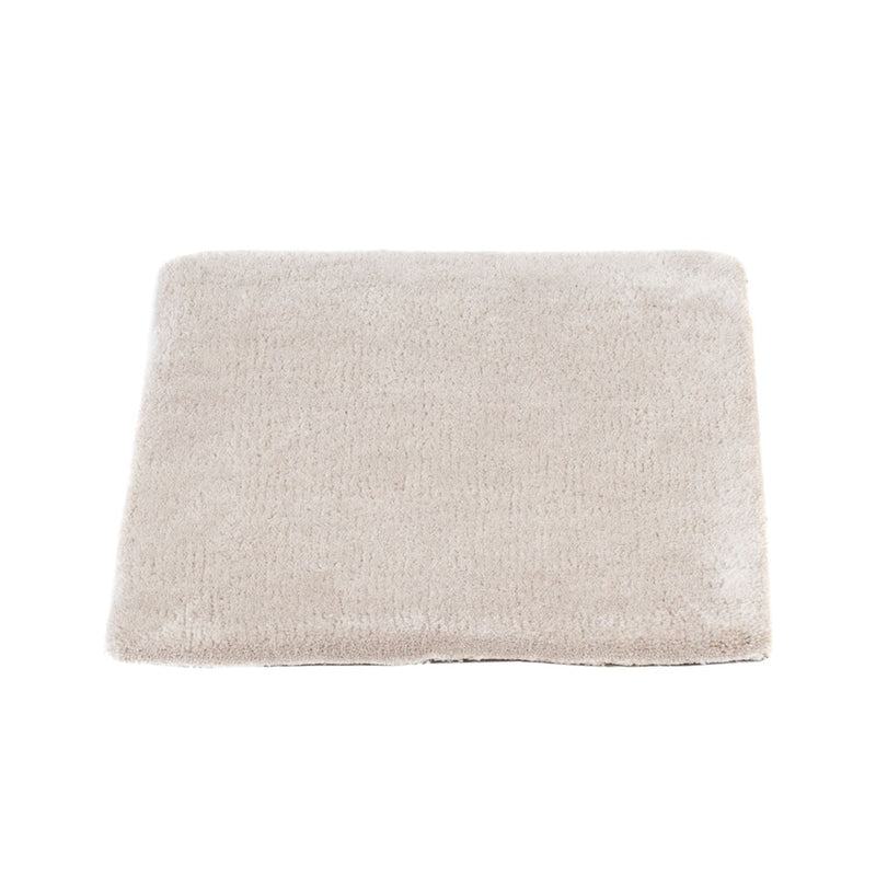Wool Rug square  - 30 x 30 cm - light grey