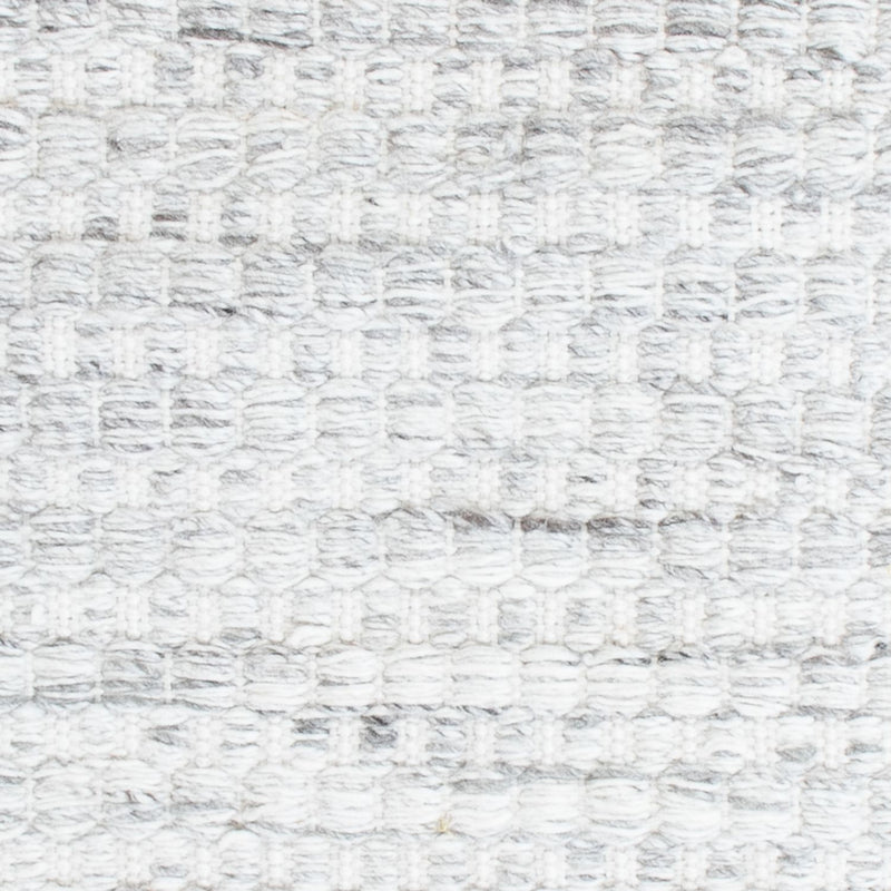 Runner Wool Rug - 104 x 33 cm - light grey