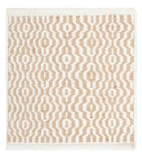 Wool Rug square  - 35 x 32 cm - beige