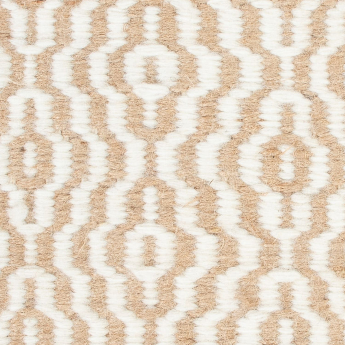 Wool Rug square  - 35 x 32 cm - beige