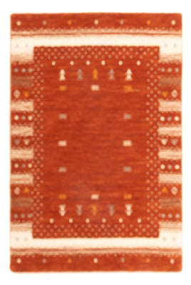 Gabbeh Rug - Loribaft Softy - 90 x 60 cm - terracotta