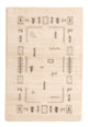 Indo Gabbeh Rug 90x60cm - Wool Rug