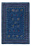 Wool Rug - 90 x 60 cm - dark blue