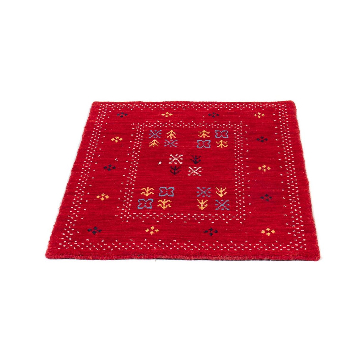 Gabbeh Rug - Loribaft Softy - 90 x 60 cm - red
