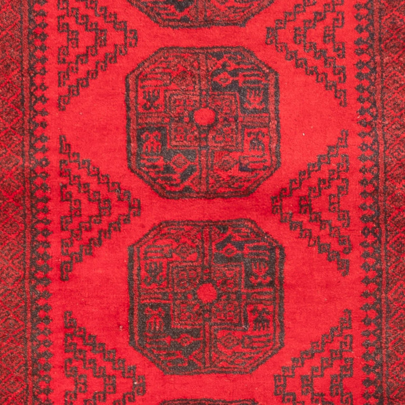 Afghan Rug - Filpa - 155 x 100 cm - red
