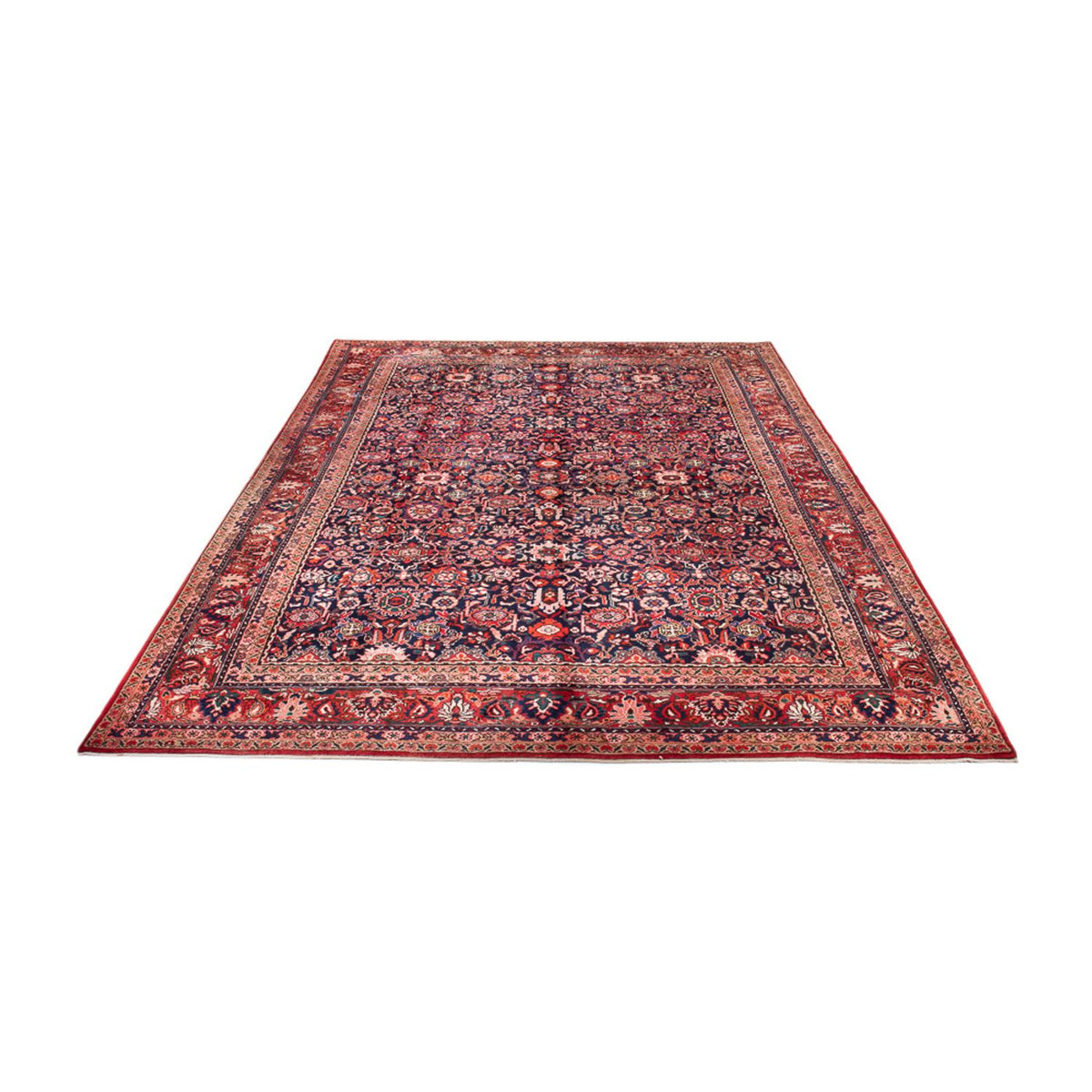 Perser Rug - Nomadic - 300 x 250 cm - dark red
