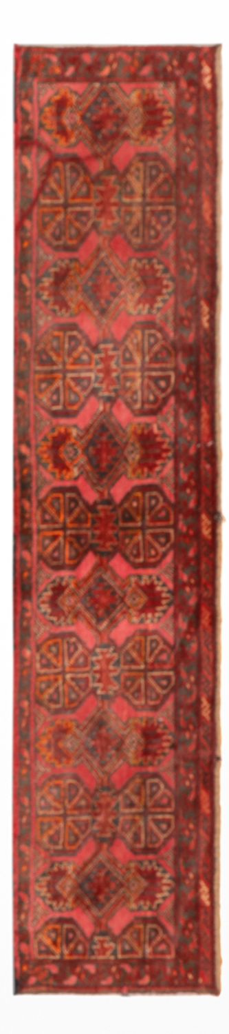 Runner Oriental Rug - 160 x 40 cm - dark red