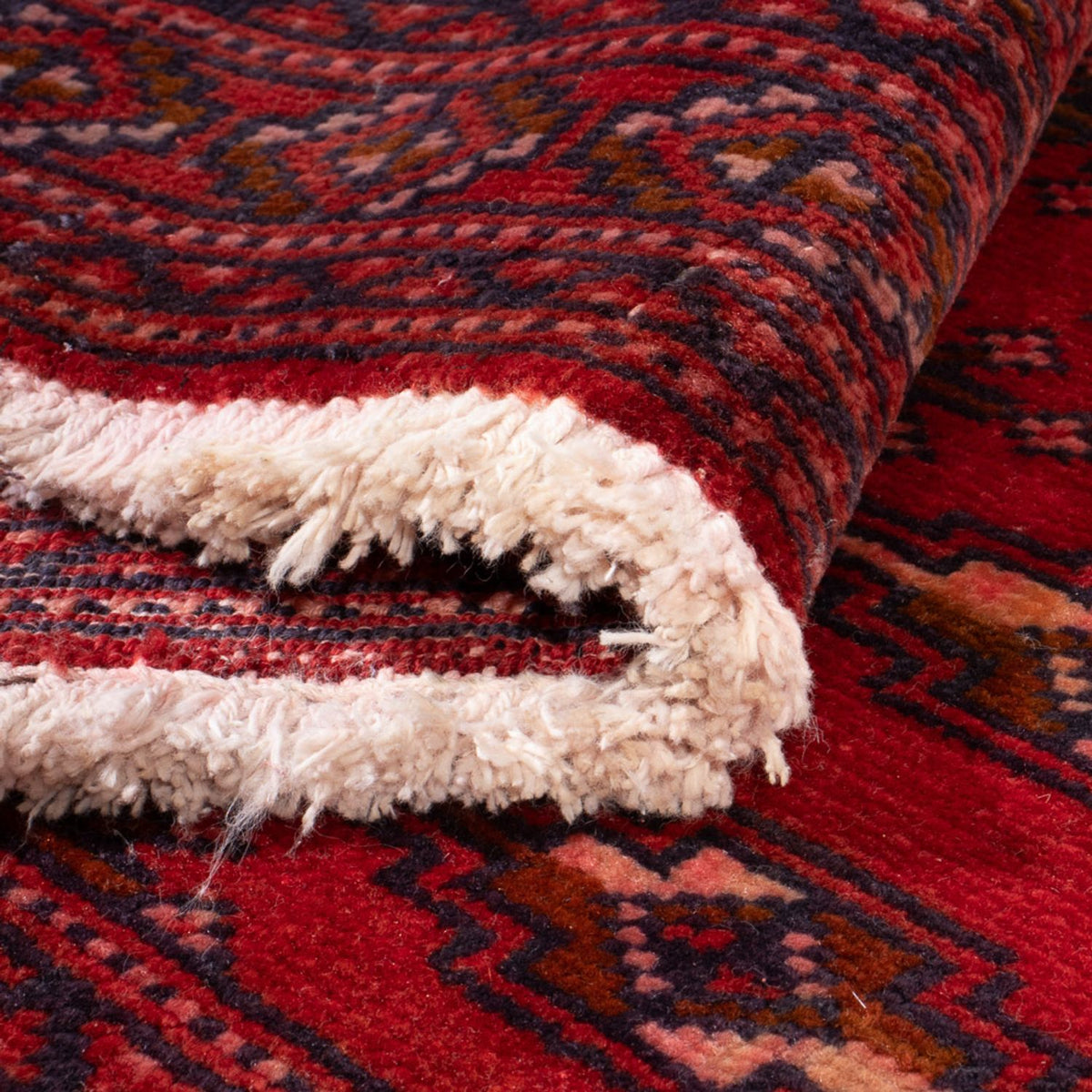 Turkaman Rug - 130 x 60 cm - light red