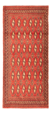 Turkaman Rug - 100 x 50 cm - light red