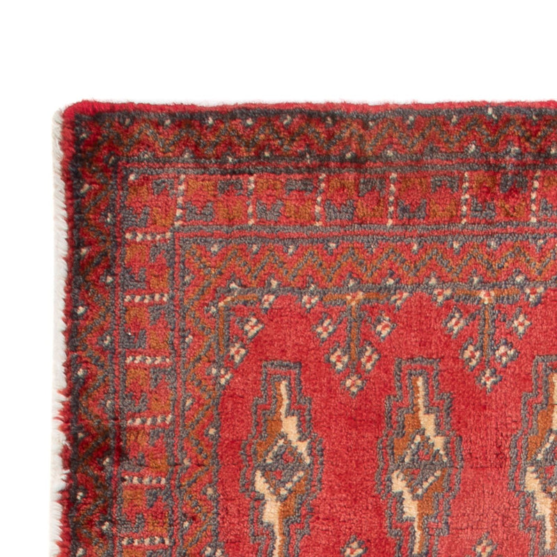 Runner Turkaman Rug - 130 x 60 cm - red