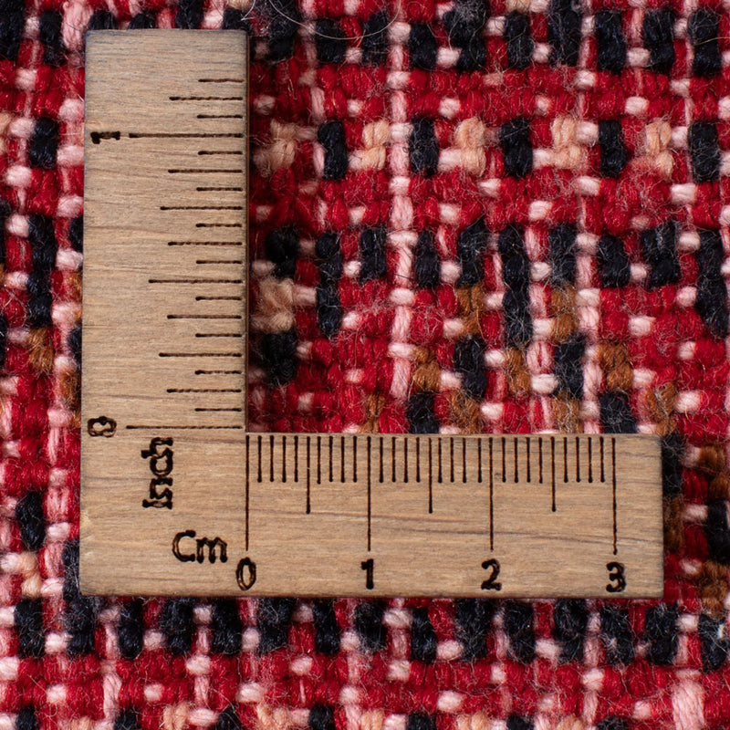 Turkaman Rug - 100 x 50 cm - dark red