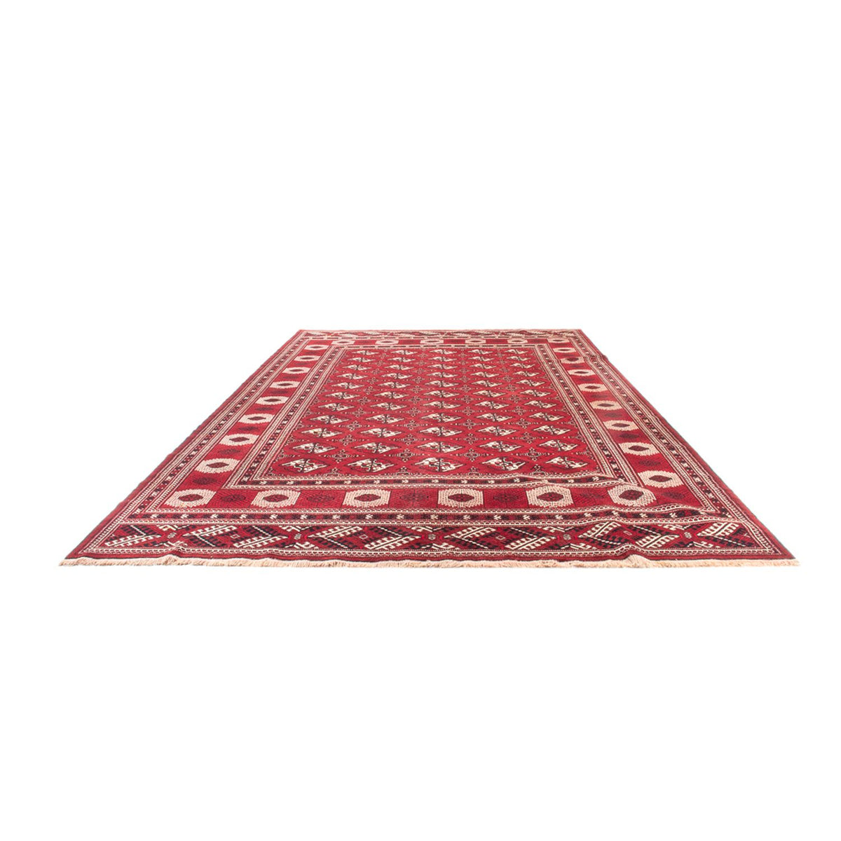 Turkaman Rug - 391 x 270 cm - red