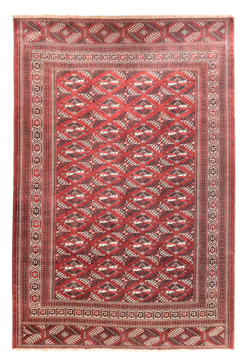 Turkaman Rug - 390 x 280 cm - red