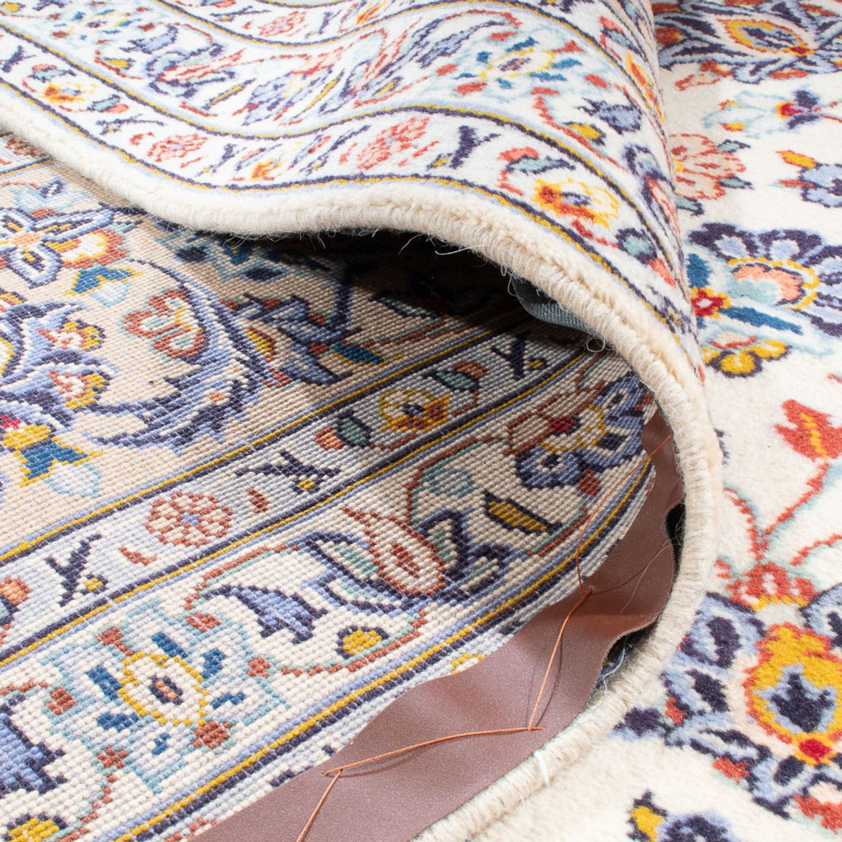 Perser Rug - Keshan square  - 415 x 395 cm - sand