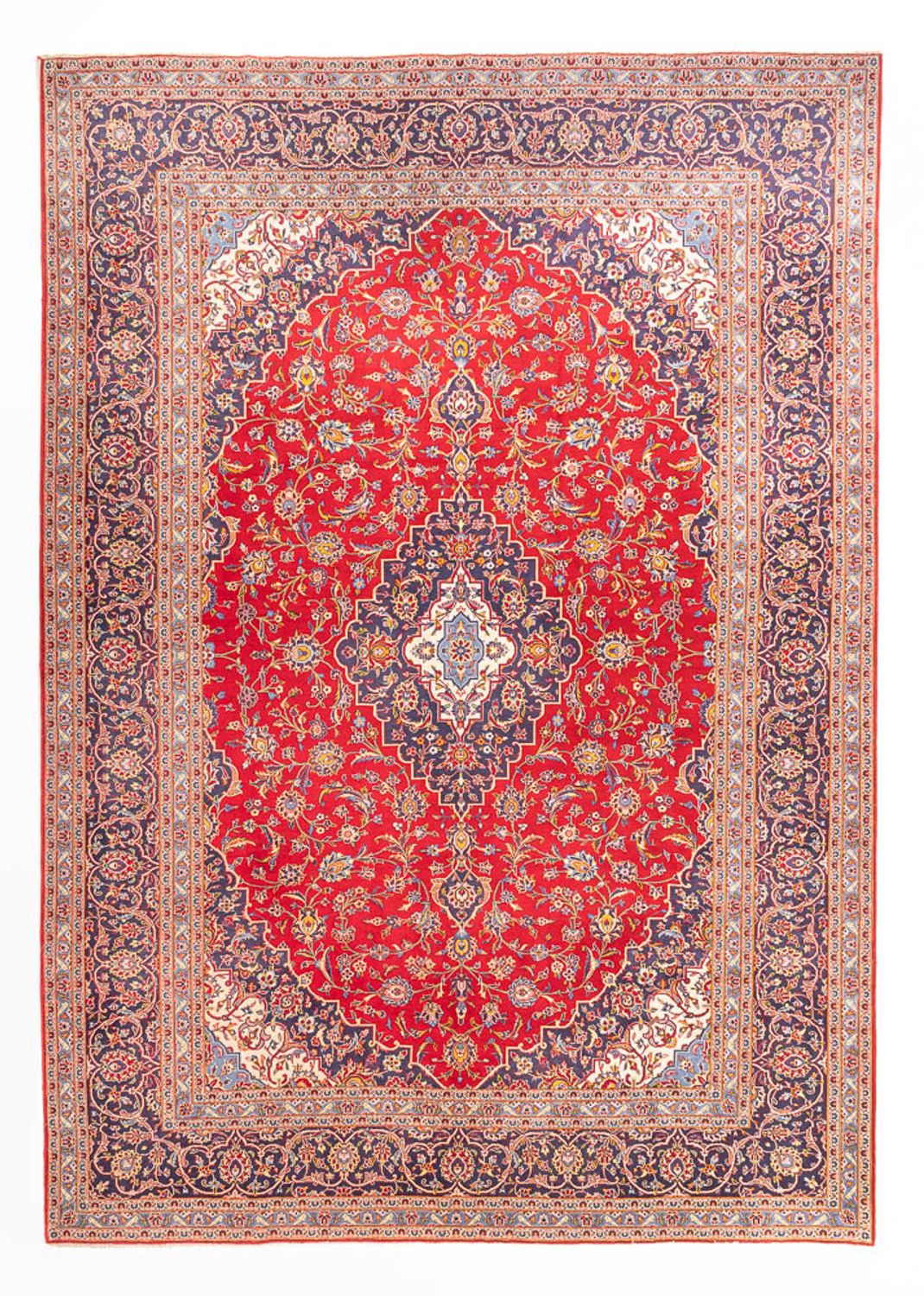 Perser Rug - Keshan - 390 x 295 cm - red