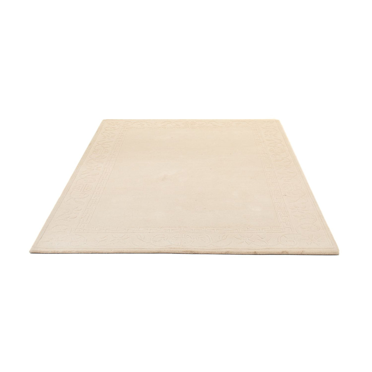 Wool Rug - 201 x 144 cm - beige