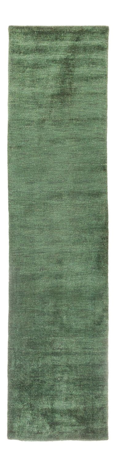 Runner Gabbeh Rug - Indus - 300 x 80 cm - green