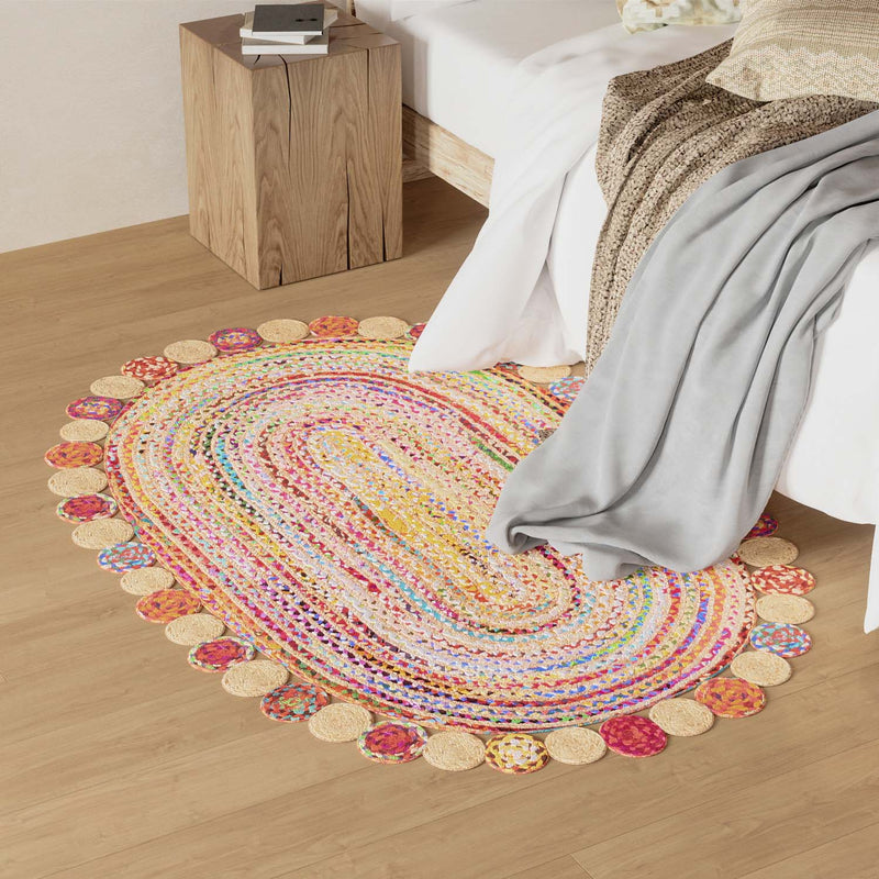 Jute Carpet Rug Lerina - Wool Rug