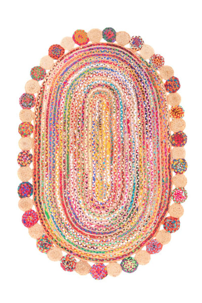 Jute Carpet Rug Lerina - Wool Rug