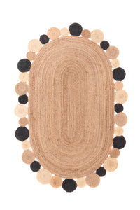 Jute Carpet Rug Boldo - Wool Rug – product image