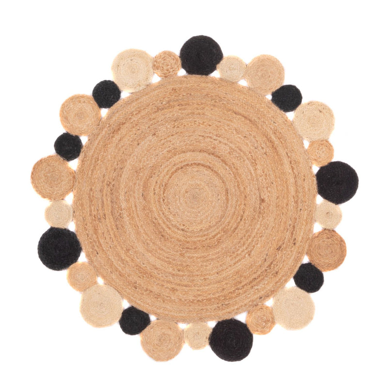 Jute Carpet Rug Boldo - Wool Rug