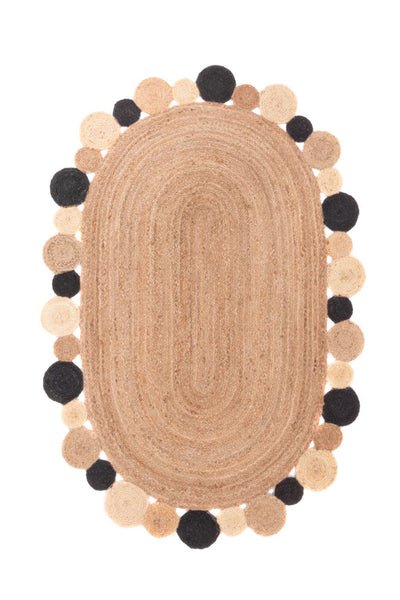 Jute Carpet Rug Boldo - Wool Rug