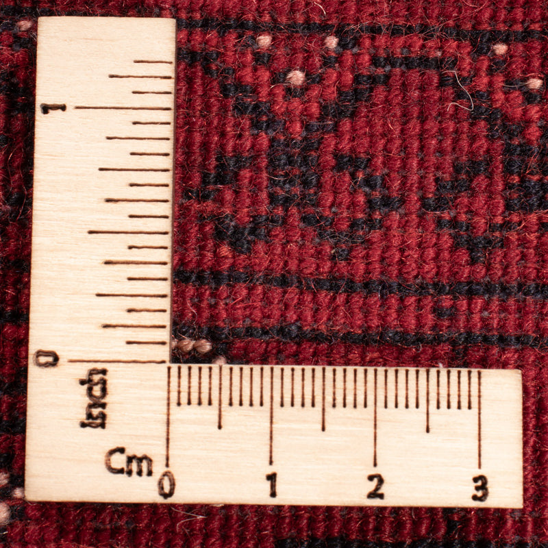 Runner Afghan Rug - Bukhara - 296 x 78 cm - red