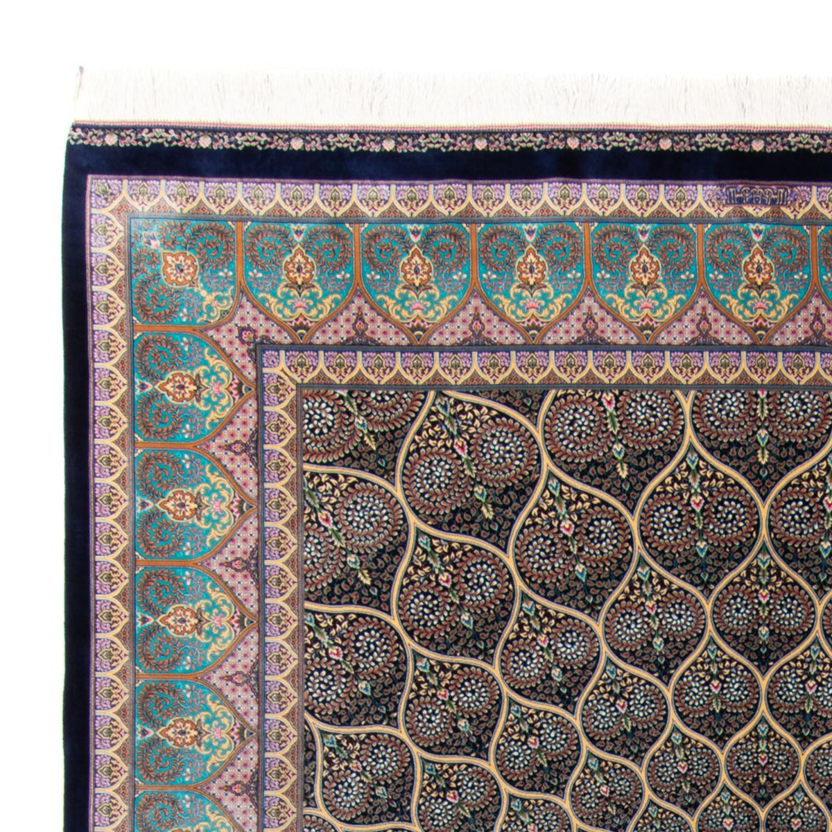 Perser Rug - Ghom - 300 x 200 cm - dark blue