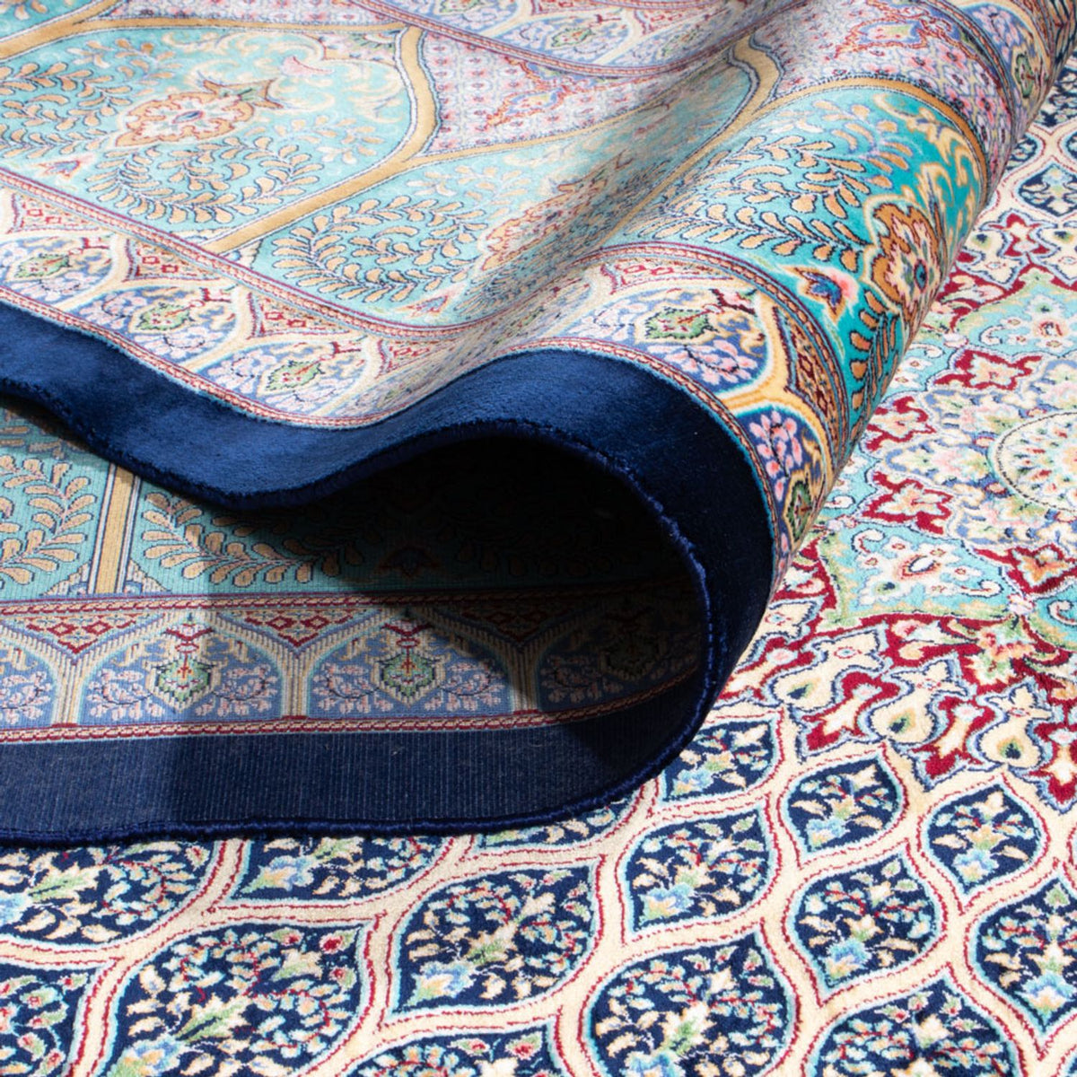 Perser Rug - Ghom - 300 x 200 cm - dark blue