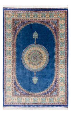 Perser Rug - Ghom - 300 x 200 cm - blue