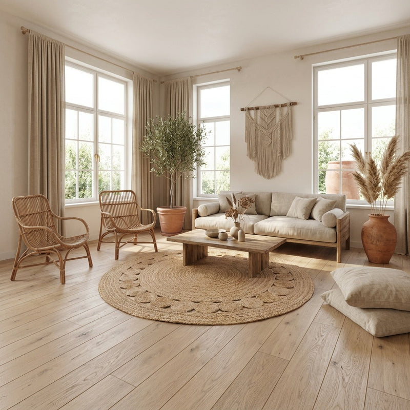 Jute Carpet Rug Darcia - Wool Rug