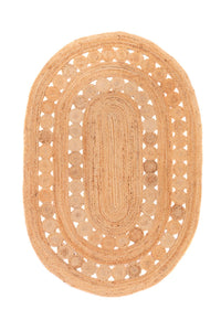 Jute Carpet Rug Darcia - Wool Rug – product image
